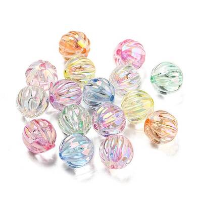 UV Plating Transparent Acrylic Beads