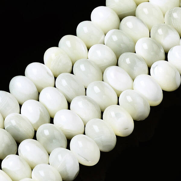Natural Trochid Shell/Trochus Shell Beads Strands