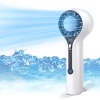 Portable handheld turbo fan, portable mini fan, 3000mAh rechargeable, high-power motor, 100-speed wind, LED display, suitable...