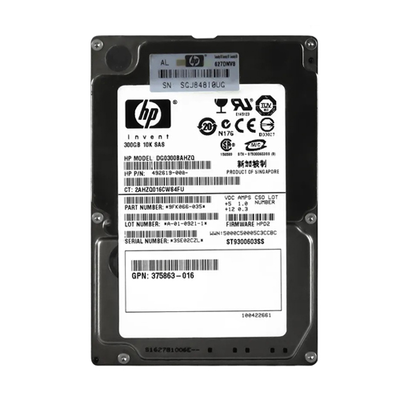DG0300BAHZQ HP 300GB 3Gb/s SAS 10000 2.5-inch Hard Drive