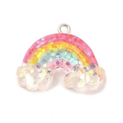 Transparent Resin Pendants