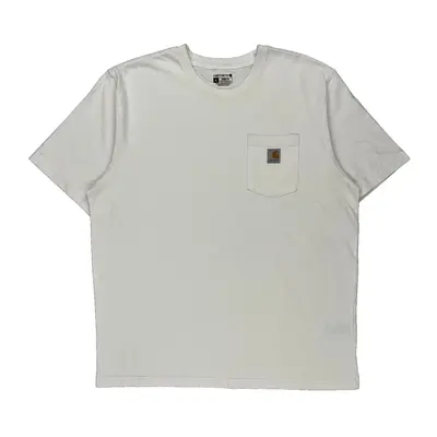Loose Fit Carhartt Graphic T-Shirt - XL White Cotton
