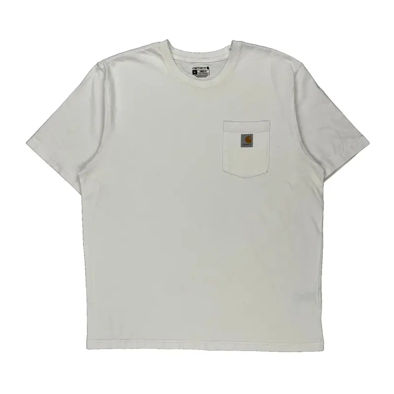 Loose Fit Carhartt Graphic T-Shirt - XL White Cotton