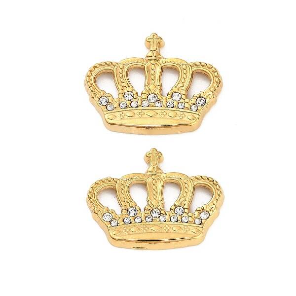304 Stainless Steel Rhinestone Pendant