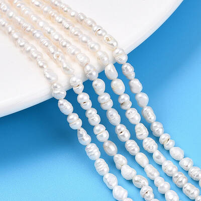 Natural Cultured Freshwater Pearl Beads Strands