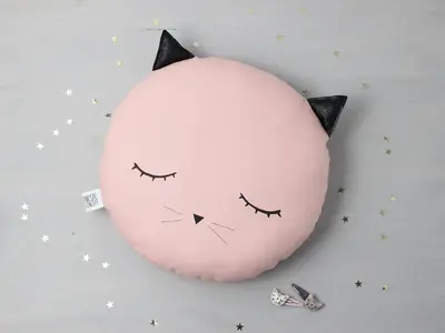 Sleepy Cat Pillow (4 colors)