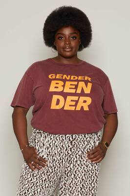 Gender Bender T-Shirt (Burgundy) | size: 3XL