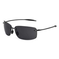 MAXJULI Sports Sunglasses for Men Women Tr90 Rimless Frame for Running Fishing Golf Surf Driving MJ8009-B
