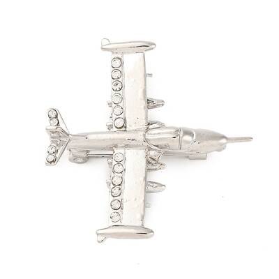 Zinc Alloy Crystal Rhinestone Brooch