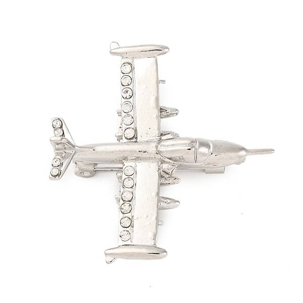 Zinc Alloy Crystal Rhinestone Brooch