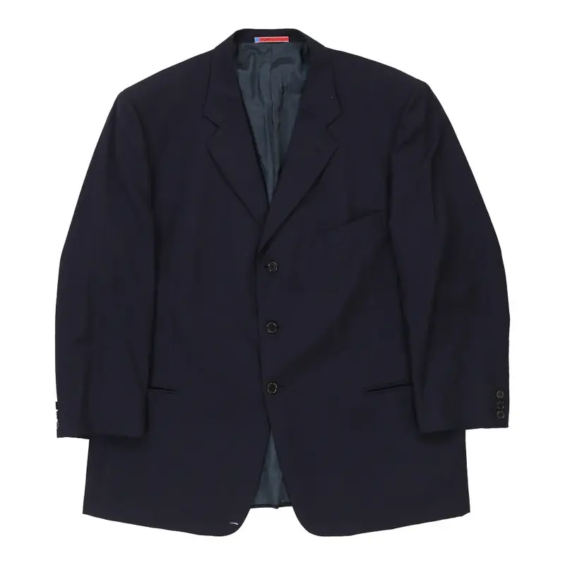 Emanuel Ungaro Blazer - 3XL Navy Wool