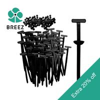 50Pcs Nylon Universal Cable Tie Buckle, Heavy Duty Self-Locking Nylon Zip Ties Holder, Multipurpose Plastic Cable Ties Tool f...