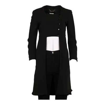 Moschino Coat - Medium Black Viscose Blend