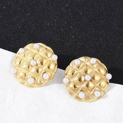 304 Stainless Steel Stud Earrings