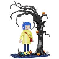 Classic Horror Film Action Figure Building Blocks Set (601 pcs) – Creepy Character DIY Toy Kit for Halloween Fans, Great Co...