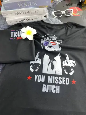 TrUm You Missed Bi*ch 2 sides Shirt, TrUmm Raally Sweatshirt Hoodie