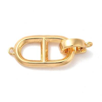 Brass Fold Over Clasps