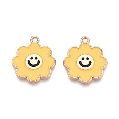 Alloy Enamel Pendants
