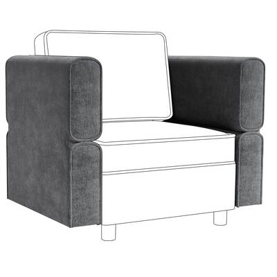 Garvee Modular Sectional Sofa Module Universal Armrest & Backrest Recline Design with 11 Angles Adjustable Armrest & Backrest...