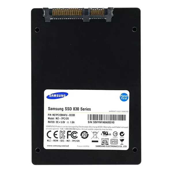 Samsung MZ-7PC128N/CN | 830 Series 128GB 2.5-inch 6GB/s SATA NAND MLC (Laptop Installation Kit) Solid State Drive