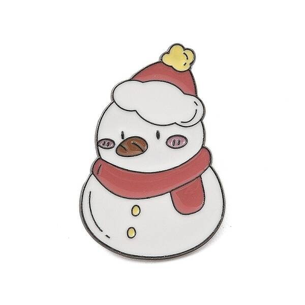 Christmas Theme Zinc Alloy Enamel Pin Brooch for Backpack Clothes