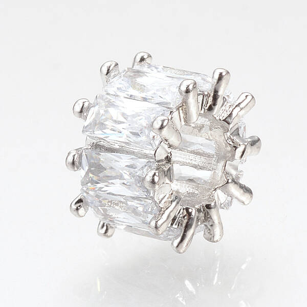 Alloy Cubic Zirconia Beads