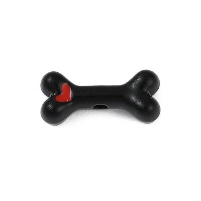 Rack Plating Spray Painted Alloy Enamel Beads