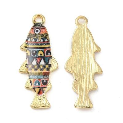 Alloy Enamel Pendants