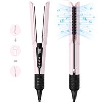 SUPGALIY Hair Straightener 2-in-1 Wet & Dry Hair Dryer & Straightener Rapid heating High-speed airflow Customizable temperatu...