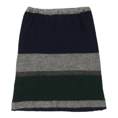 Gianfranco Ferre Striped Skirt - 28W UK 8 Block Colour Wool | Size: UK 8