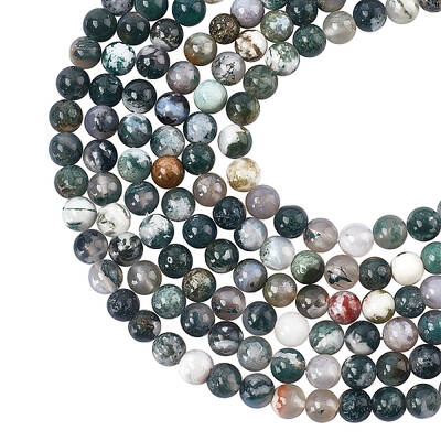 Natural Tree Agate Beads Strands