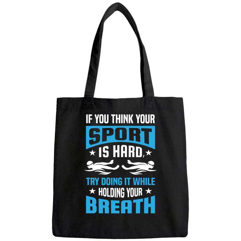 Proud Swimming Lover Quote Gifts Swimmer Saying Gift Tote Bag