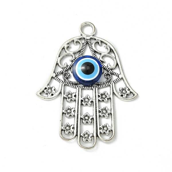 Blue Evil Eye Alloy Big Pendants