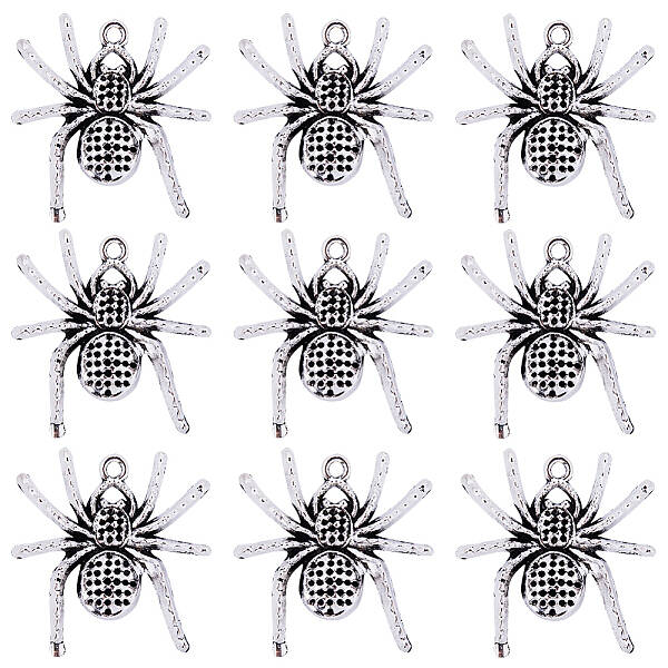 30Pcs Tibetan Style Alloy Pendants