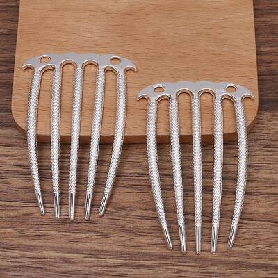 Alloy Hair Comb Findings