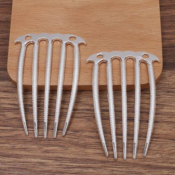 Alloy Hair Comb Findings
