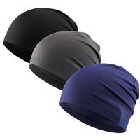 Outdoor Hat, 3 Counts/set Breathable Ice Cool Quick-drying Stacking Cap, Cycling Cap, Sports Accessories for Travel Running C...