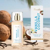 Vanilla Coconut Body Spray, Long Lasting Fragrance Spray for Women & Men, Portable Perfume for Party, Daily Life, Long Lastin...