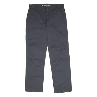 CARHARTT Carpenter Mens Canvas Trousers Grey Relaxed Straight W34 L32