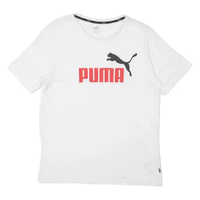 PUMA Mens T-Shirt White M