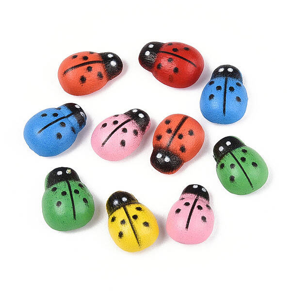Natural Spray Painted Self-adhesive Cabochons