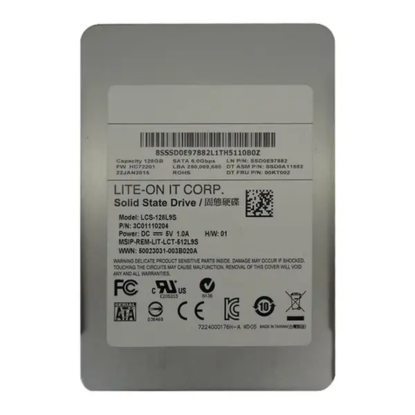 SSD0E97882 Lenovo 128GB SATA 6GB/s 2.5-Inch Internal Solid State Drive