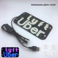 Car LED Light with Suction Cup, Car LED Light with USB Connection, LED Logo on Car Windows, Taxi Display Screen, Decorative L...