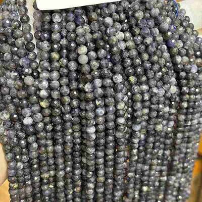 Natural Iolite Beads Strands