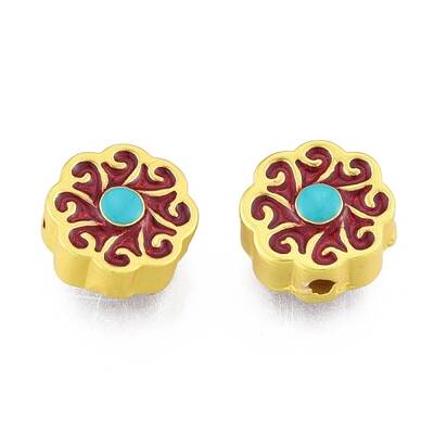 Alloy Enamel Beads