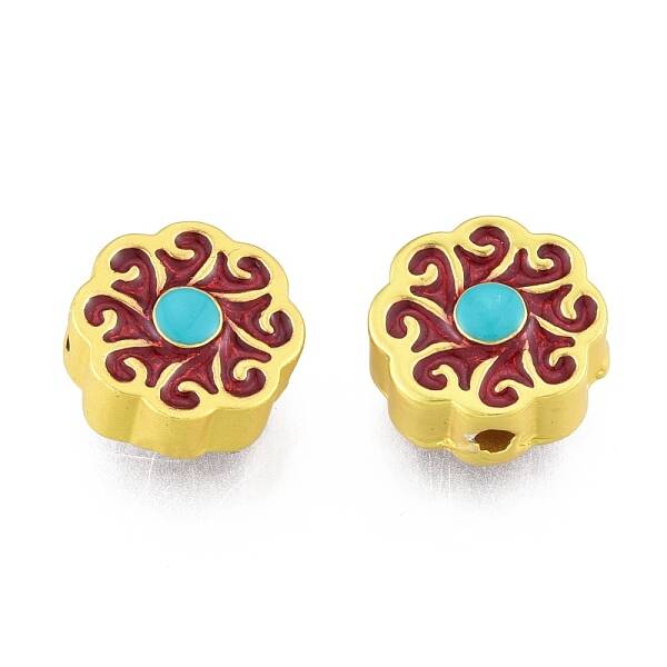 Alloy Enamel Beads