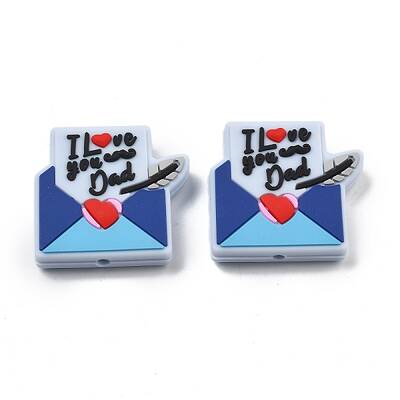Father's Day Silicone Beads