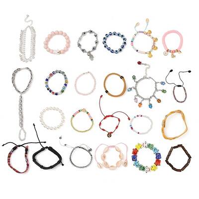 Glass & Polymer Clay & Acrylic Bracelets Kits