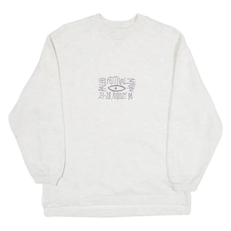 SWITCHER Festival Juliet 96 Womens Sweatshirt Grey 90s S