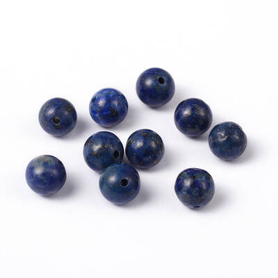 Natural Lapis Lazuli Round Beads